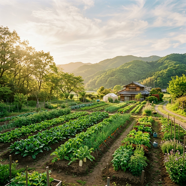 送迎の目的地となる結の芽の自然豊かな環境