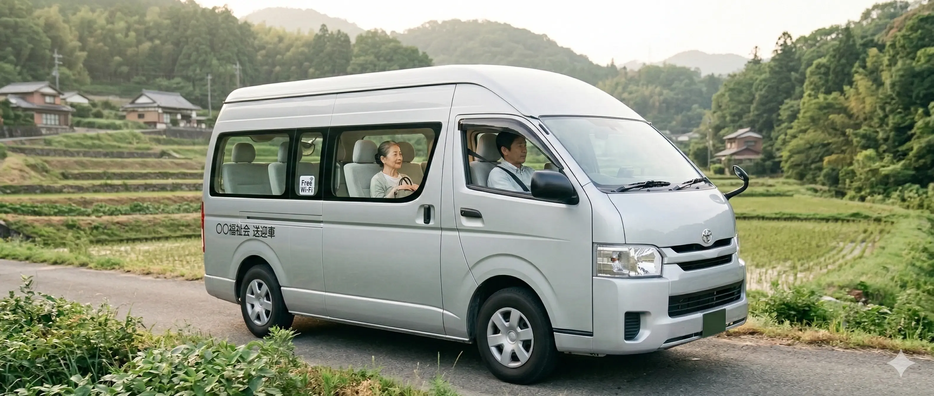 送迎に使用する車両イメージ